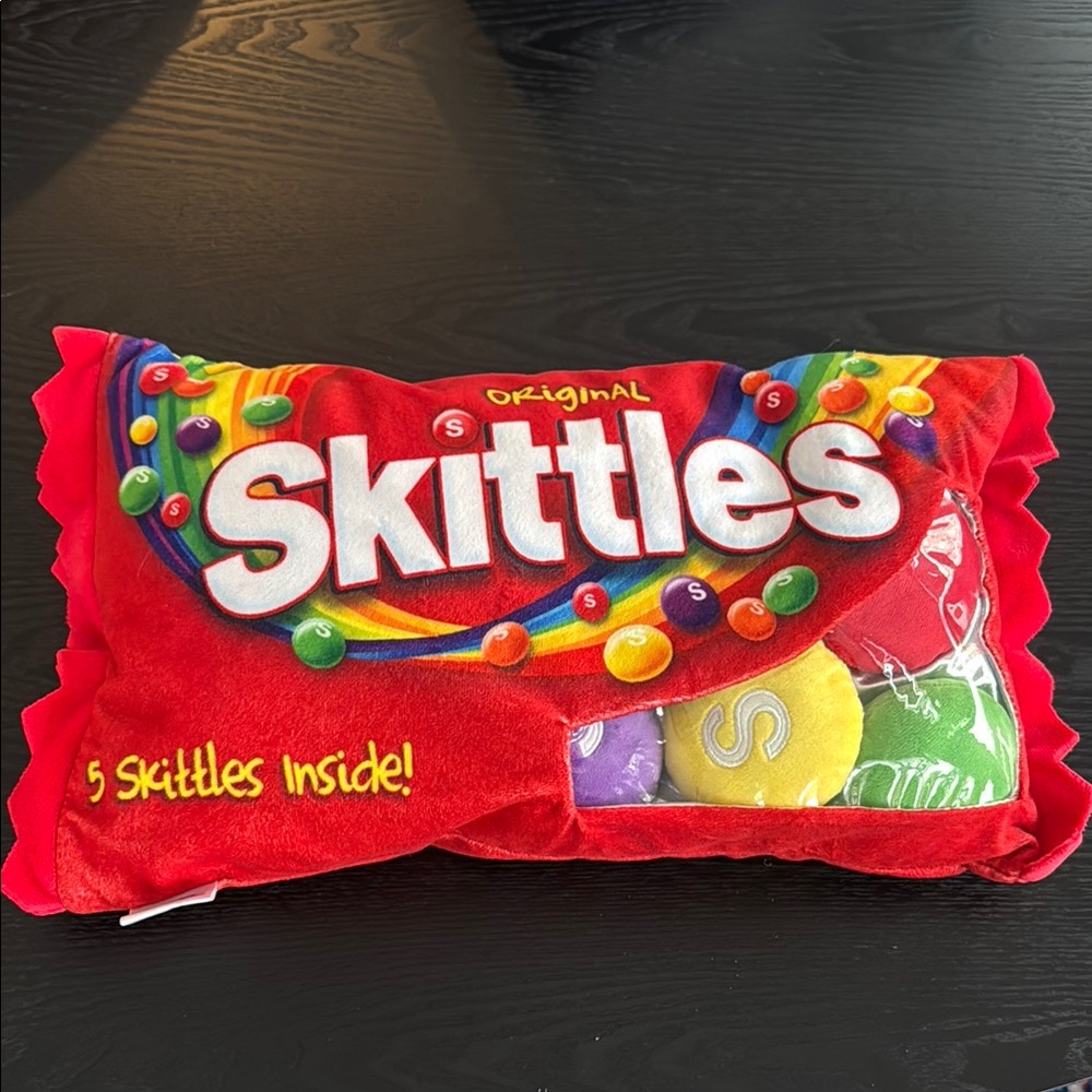 Skittles Original Red Plush Toy Pillow